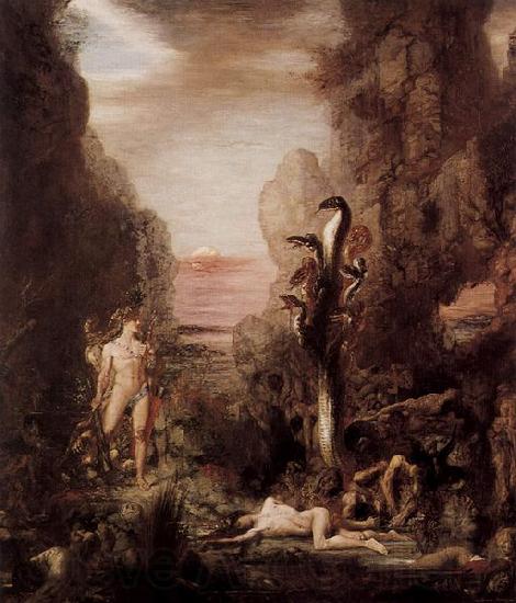 Gustave Moreau Herkules und die Lernaische Hydra France oil painting art